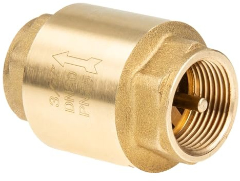 tecuro Messing Rückschlagventil 1 1/4 Zoll IG - DN 32 / PN 16, Baulänge 83 mm - schwere Bauform