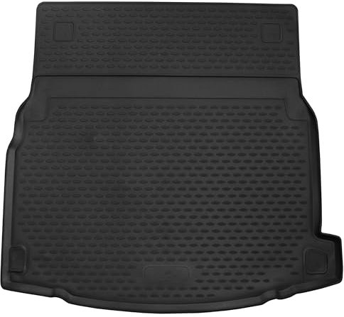 WALSER XTR Kofferraumwanne für Mercedes Benz E-Klasse (W213) Limousine 2016-Heute, 100% passgenaue Antirutschmatte Auto, Gummimatte Auto, Kofferraum Schutzmatte, Auto Gummimatten