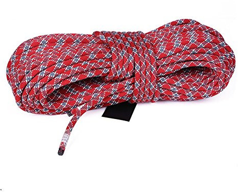 Cuerda estática de 11 mm para acampar, cuerda de escalada de roca 26KN, cuerda de seguridad de alta resistencia para trabajar en equipo de escalada de altura