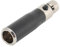 ASHATA Adaptateur Audio, 2PCS Mini XLR 3 Broches mâle à Mini XLR 4 Broches Alliage de Zinc boîtier Adaptateur Audio Connecteur, Mélangeur