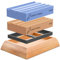 Sharp Pebble Whetstones Wood Carvers Sharpener-Dual Grit Sharpening Stones Grit 400 & 1000- Waterstone Sharpener for Woodworking, Wood Carving Tools, Chisels & Gouges with Non Slip Bamboo Base