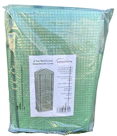 Selections 5 Tier Mini Greenhouse Re-inforced Replacement Cover