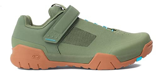 Crank Brothers Unisex Mallet E Speed Lace Fahrradschuhe, Grün Blau, 43 EU