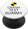 Lustiger Crash Test Dummy Einfach Last Minute Halloween PopSockets PopGrip: Ausziehbarer Sockel und Griff für Handys/Tablets mit Tauschbarem Top