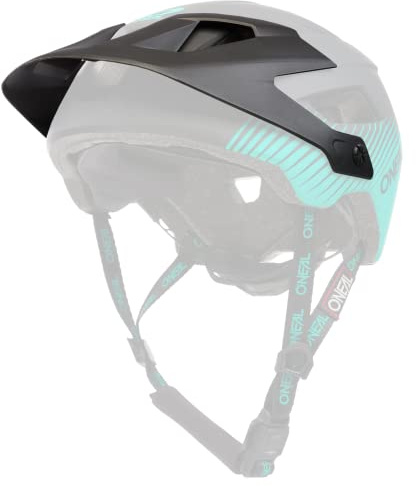 O'NEAL | Ersatzschirm Fahrrad-Helm | Mountainbike MTB | Ersatzschirm für den Defender Helmet Grill V.22 | Visor Defender Helmet Grill V.22 | Erwachsene | Schwarz Grün