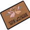 Paillasson animal pour entrée, porte d'entrée de bienvenue - Paillasson d'intérieur et d'extérieur - Motif flamant rose - 50 x 80 cm