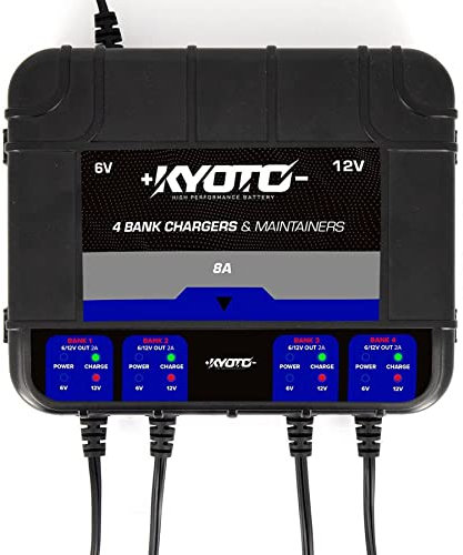 Chargeur Multi Batterie d'atelier électronique Intelligent pour 4 Batterie Moto