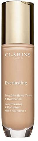 Clarins Everlasting 102.5C Porcelain Long Wearing & Hydrating Matte Foundation 30ml