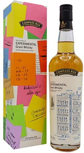 Compass Box Experimental Grain Whisky | Blended Grain Scotch Whisky | 46% ABV | Limited Edition | 70cl