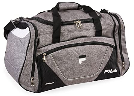 Fila Acer Sporttasche, groß, Grau meliert, grau meliert, Acer Sporttasche, groß
