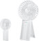Wastou Ventilatore Portatile, Mini Ventilatore Silenzioso Ricaricabile Tramite USB, Piccolo Ventilatore Personale a 4 Velocità, Ventilatore da Tavolo a Batteria per Viaggi in Ufficio All'aperto