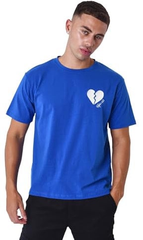 Project X Paris T-Shirt Coeur brisé Bleu électrique M