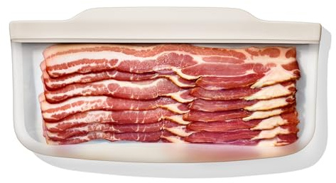 OXO Good Grips Wiederverwendbare Silikonbeutel - Slim Bag (850.5 g) - Haferflocken