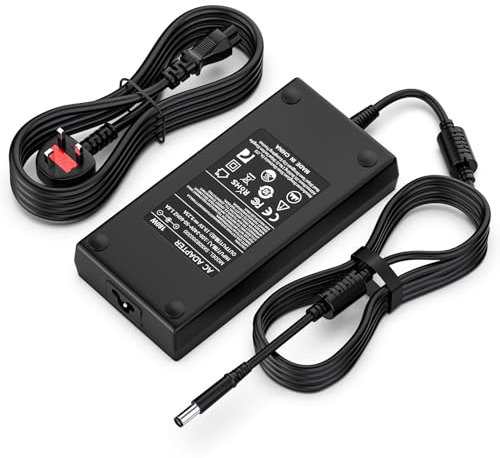 180W Laptop Charger for Dell Alienware G3 G5 G7 13 15 17 R1 R2, Dell Precision 7510 7520 7530 7540 7550, Inspiron M4600 M4700 M4800 DA180PM111 FA180PM111 Gaming Laptop Power Supply Adapter【7.4*5.0mm】