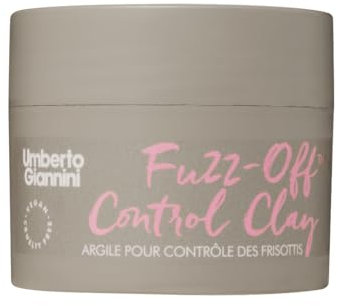 Umberto Giannini Frizz Fix Fuzz-Off Control Clay 50 ml Veganer, matten Haarton mit mittlerem Halt für kurzes Haar und fliegendes Haar