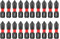 Saipor 20-tlg 25mm langer PH2 Bit Antirutsch-Bit-Satz, kreuz Schraubendreher Bit Set, 1/4 magnetisch Schlagschrauber Bitsatz, TS2 Stahl Schrauber Bit Set, Schlagschrauber Bits für Akkuschrauber