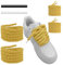 UamGlsob Lacets corde pour Air Force 1, 15mm d'épaisseur, gros lacets et résistants robustes en coton pour sneakers, Rope Laces (Yellow, 54''/140cm)