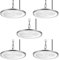 5 Stück 500W Led UFO High Bay Light, Kaltweiß 6500K 80000lm, AC 210-220V, IP65 Wasserdicht, Shop Lights für Werkstatt Lager Fabrik Scheune Garage Bereich Beleuchtung (500W, 5 Stück)