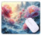 Mauspad Klein 340 X 280 mm Mousepad, Rosa Rosen Mauspad, VerschleißFeste NäHte, rutschfeste Gummibasis Gaming Mauspad, Wassxerdicht Schreibtischunterlage für Pc,Laptop,Home, Office Geschenk T-3032