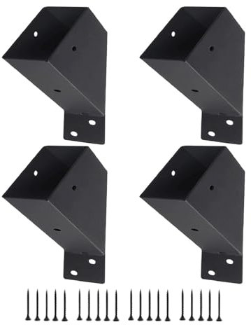 Pergola Angle Support Brackets, Angle Pergola Brackets 45 Degree, Heavy Duty Shelf Brackets, Metal Beam Connector Brackets, Pergola Beam Support Brackets, Outdoor Shelf Brackets