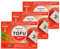 3er Pack Tofu Soft/weich 340 g - Seidentofu Naturtofu hergestellt aus ausgesuchten Sojabohnen