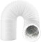 SPARES2GO Tuyau d'aération pour sèche-linge Candy - En aluminium - Isolation en PVC - 10,2 cm x 2,5 m