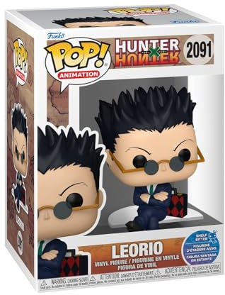 Funko POP! Animation: Hunter x Hunter (HxH) - Leorio Shelf Sitter | Offizielles Anime Merch - Vinyl Sammelfigur als Regal Deko - Geschenkidee zum Geburtstag für Fans und Sammler