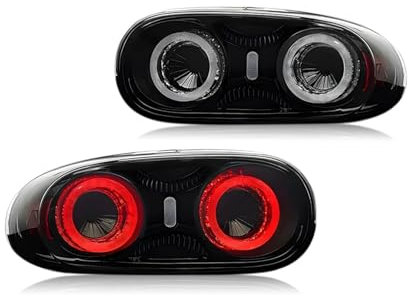 WCSMHYW Auto Anhänger Rückleuchten für Mazda MX-5 (NC) 2007 2008 2009 2010 2011-2015, Multifunktion Anhänger Beleuchtung Bremsleuchte Sicherheit Licht, Auto Zubehör,Left