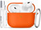 TNSNK Hülle für AirPods Pro 2/1. Gen with Cleaner Kit, Silikon Protection Case for Apple Airpods Pro 2019 (2023 USB-C/Lightning Cable) with Keychain [Support Wireless Charging]-Orange