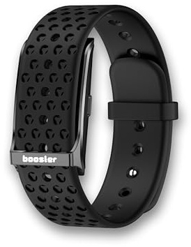 Booster Smart Bracelet, Wearable Activity & Fitness Tracker Band, 24H Sleep Tracker, All-Day Continuous Heart Rate Blood Pressure Stress HRV Monitor, 120+ Sport Modes Smart Wristband, Silicone Black