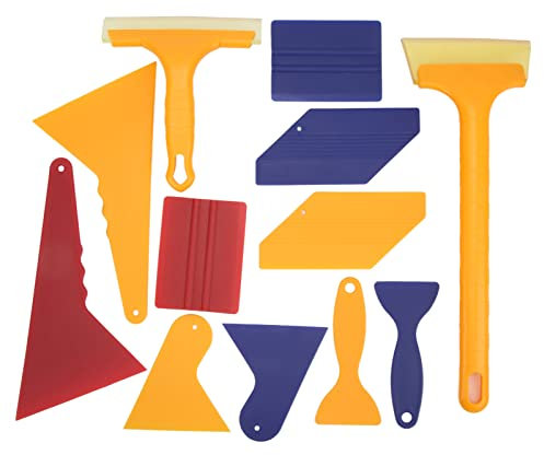 Miosugo Set di 12 utensili per la pellicola, per finestre, per l'installazione dell'auto, per l'installazione