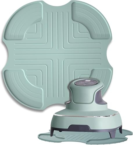 SINZONeu® Lot de 2 Dessous Vert Menthe pour Ninja Crispi - Protection Anti-dérapante 27x27cm, Accessoire Cuisine Élégant pour Four & Ustensiles