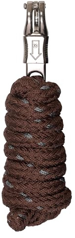 Imperial Riding Führstrick IRH Deluxe mit Lurexfaden, Panikhaken, ummanteltes Nylon, Bronze