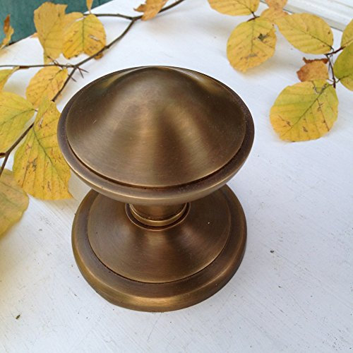Antikas - Mushroom Shaped Door Knob Antique Brass Stylish Handle for Front Door