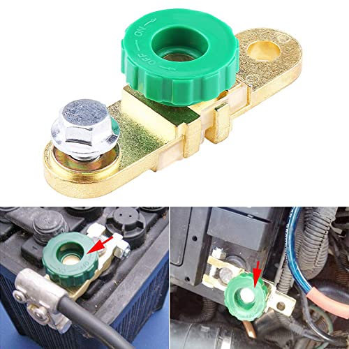 Qiilu Morsetto Interruttore Stacca Batteria Dispositivo Rapido per Auto