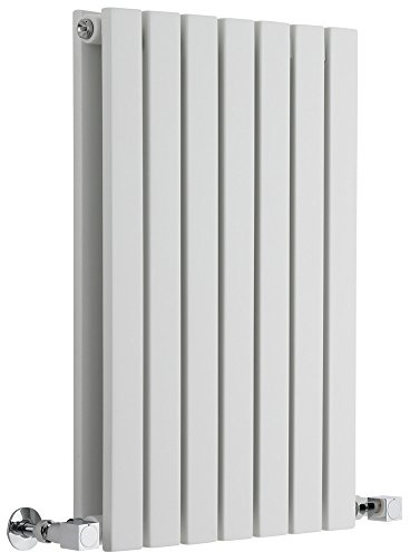 Hudson Reed Sloane - Design Heizkörper 635mm x 413mm in Weiß