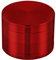 LIHAO Grinder Crusher 4-Teiliges Set Mühle Zinklegierung mit Pollen Scraper für Spice Kräuter Gewürze Herb (Mini 5 x 3,5 cm, Rot)