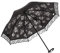LILYXIN Vintage Spitze Sonnenschirm, Damen Outdoor UV Sonnenschirm Blume Stickerei Faltschirm Spitze Muster für Kleine Regenschirm Serie Voll Feminin (Schwarz)