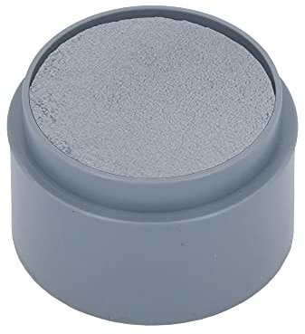 Grimas Water-Make-Up, 15ml Wasserschminke, Farbe silber 701, professionelle Körperfarbe, schnelltrockend und sehr hautschonend, ideal fürs Kinderschminken, Karneval und Halloween, auf Wasserbasis