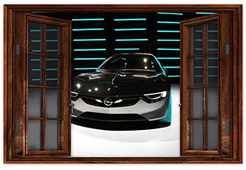 H5033M_WB Foto-Poster, Motiv: Opel Sportwagen, 60 x 40 cm