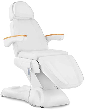 Physa Elektrische Kosmetikliege 3 Motoren 300 W 203 x 61 x 61,5-93,5 cm 150 kg weiß Behandlungsliege Kosmetikstuhl Therapieliege Tattooliege