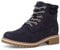 Tamaris Damen Schnürstiefel, Frauen Stiefel,Wechselfußbett,DUOtex,wasserabweisend,warm gefüttert,uebergangsschuhe,schnürboots,Navy,39 EU