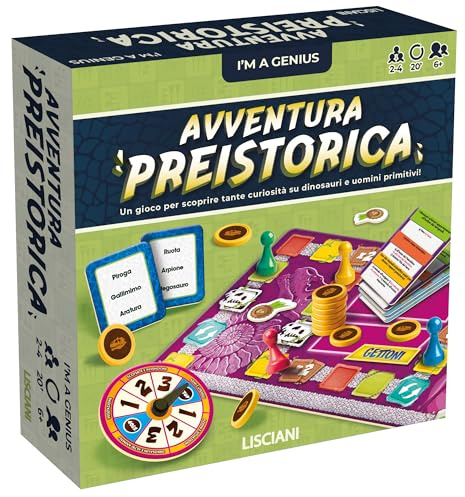Lisciani I'm Spiele in Genius TS Dinosaurier und Primitivi, 100507