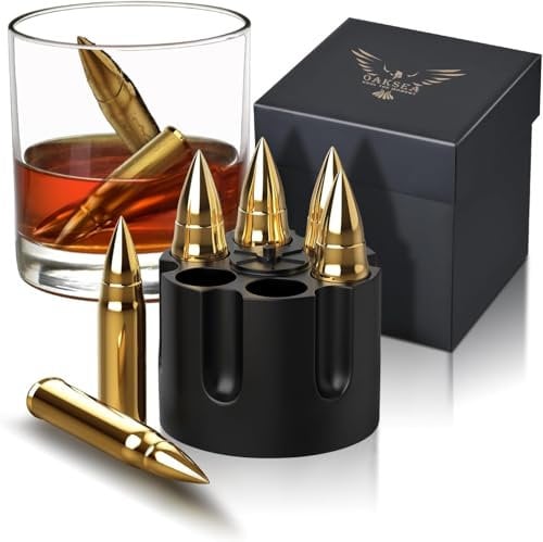 Christmas Whiskey Chilling Stones Gifts for Men Him, Mens Advent Calendar Secret Santa Gifts for Dad, Husband Boyfriend Xmas Gifts Whisky Stainless Steel Ice Cubes, Cool Presents Stocking Fillers