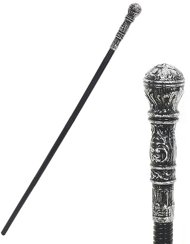 Bâton de Magicien d'halloween de 111,8 cm - Bâton maléfique - Reine - Sceptre - Accessoires de Costume de Cosplay