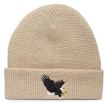Goorin Bros. Herren The Farm Mütze mit Bündchen, Acryl, Unisex, Khaki (Ribbed Eagle), Einheitsgr��e