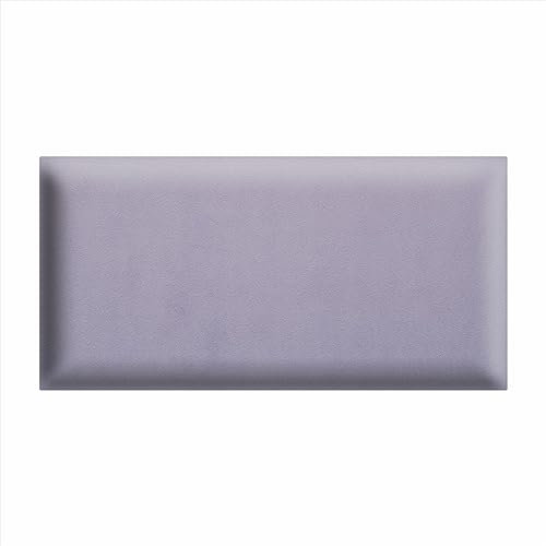 Canvasfly Wandpaneel 60x30 cm 3D gepolstert Lavendel - zur einfachen Montage, aus Veloursstoff, mit weicher Füllung - Kopfteil für Schlafzimmer, Dekoration Wohnzimmer, Kleiderschrank, Wand Deko