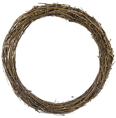 40cm Rattan Kranz Ringe, Weihnachten Vine Branch Floral Hoop Grapevine Braided Wreath Swags Base for DIY Craft Thanksgiving Xmas Wedding Decor