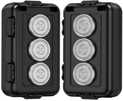 Magnetic key box for under car, Magnetic key holder for car,hide a key outside,Hide A Key Magnetic Car,Waterproof Key Holder for Outside Hidden (M1, standard)