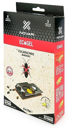 ECOGEL Trampa Cucarachas | Trampa con Insecticida | Máxima atracción | Gran Poder aniquilador | Protección hasta 6 Meses (ECOGEL Trampa Cucarachas) (ECOGEL) (ECOGEL)